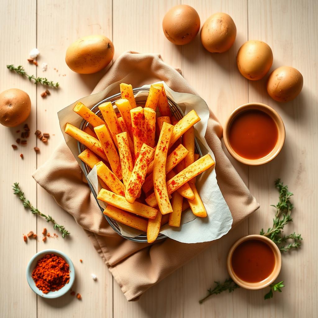 Cajun airfryer-friet