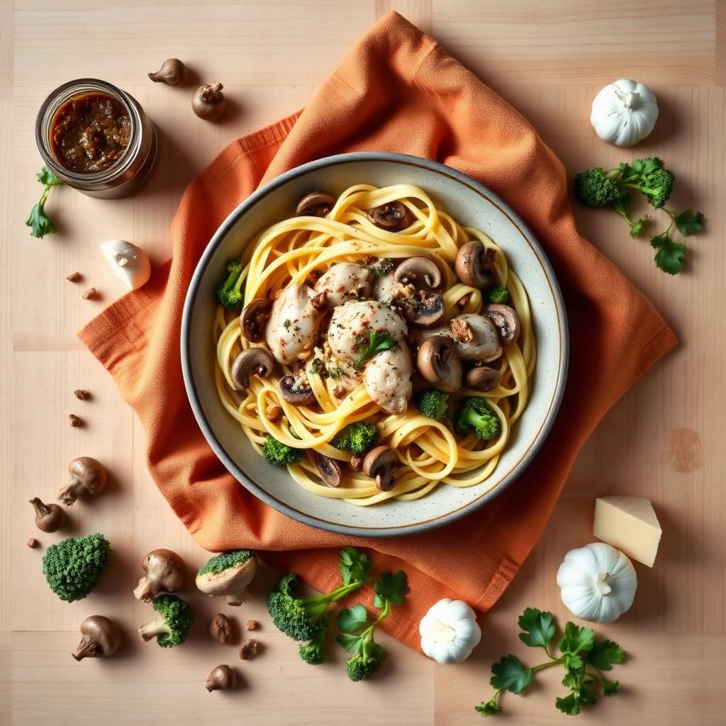 Pasta truffel roomsaus